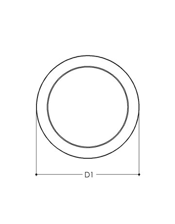 Bild Griffmuschel für Holztüren D1:64,5mm D2:60mm D3:50mm H:10,80mm schwarz matt - ABP-Beyerle-2