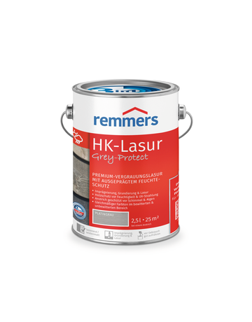 Bild HK-Lasur 3in1 Grey-Protect platingrau (FT-26788) 2.5 l - Remmers-0