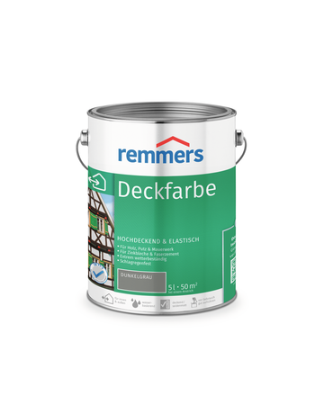 Bild Deckfarbe dunkelgrau 5 l - Remmers-0
