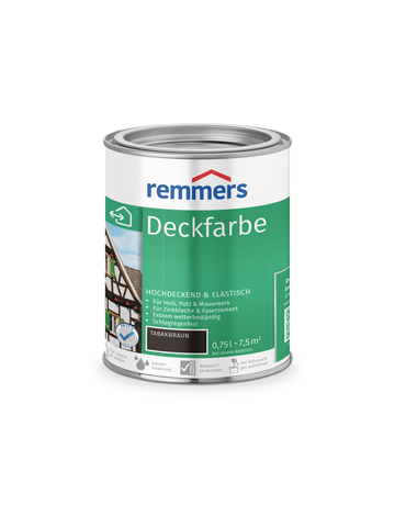 Bild Deckfarbe tabakbraun 0.75 l - Remmers-0