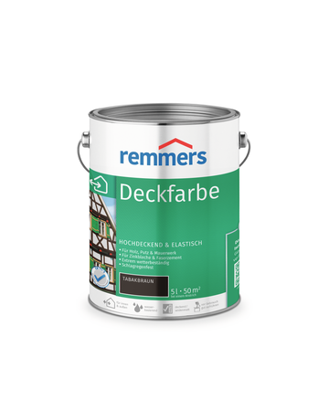 Bild Deckfarbe tabakbraun 5 l - Remmers-0