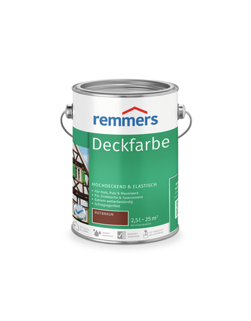 Bild Deckfarbe rotbraun 2.5 l - Remmers-0