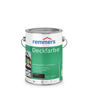 Bild Deckfarbe schwarz 2.5 l - Remmers-0