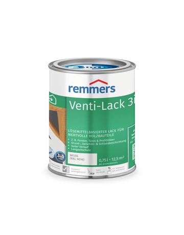 Venti-Lack 3in1 weiß (RAL 9016) 0.75 l - remmers