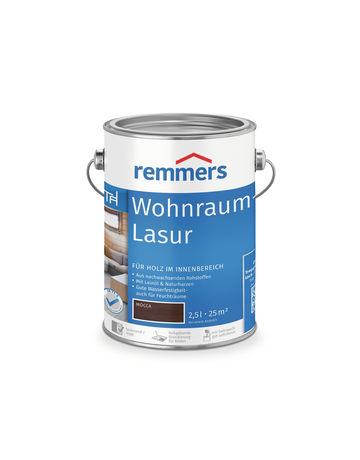 Wohnraum-Lasur mocca 2.5 l - remmers