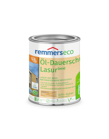 Öl-Dauerschutz-Lasur [eco] farblos 0.75 l - remmers