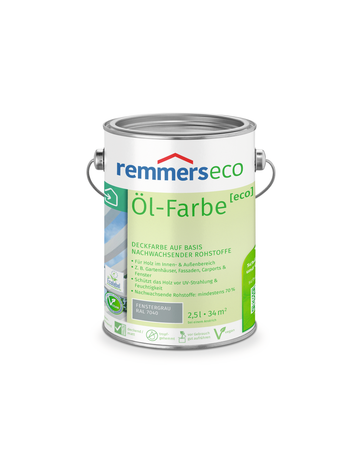 Öl-Farbe [eco] fenstergrau (RAL 7040) 2.50 l - remmers