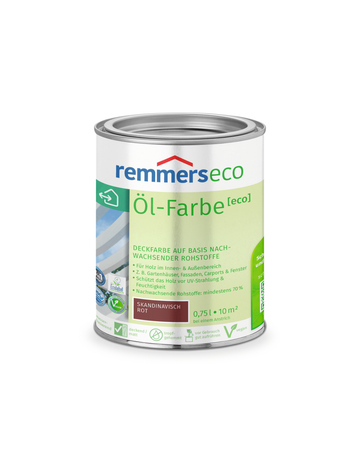 Öl-Farbe [eco] skandinavisch rot 0.75 l - remmers