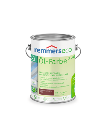 Öl-Farbe [eco] skandinavisch rot 2.50 l - remmers