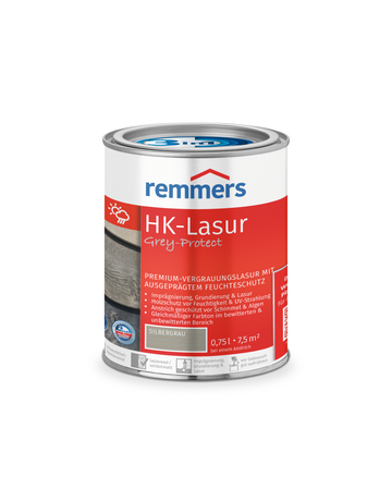 Bild HK-Lasur 3in1 Grey-Protect silbergrau (RC-970) 0.75 l - Remmers-0