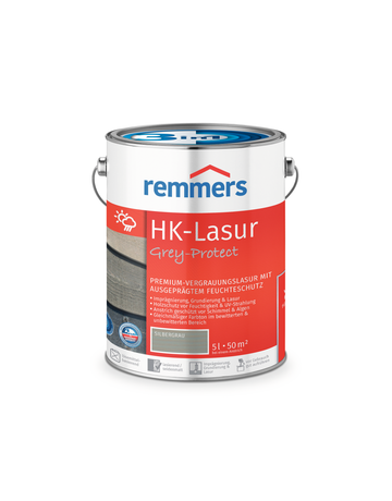 Bild HK-Lasur 3in1 Grey-Protect silbergrau (RC-970) 5 l - Remmers-0