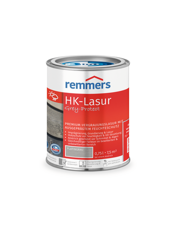 Bild HK-Lasur 3in1 Grey-Protect platingrau (FT-26788) 0.75 l - Remmers-0