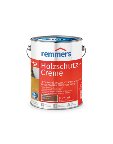 Holzschutz-Creme 3in1 nussbaum (RC-660) 5 l - remmers