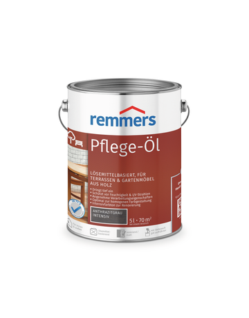 Bild PFLEGE-ÖL anthrazitgrau INTENSIV 5 ltr. - Remmers-0