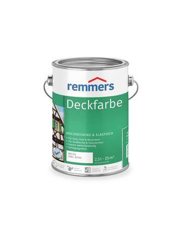 Bild Deckfarbe weiß (RAL 9016) 2.5 l - Remmers-0