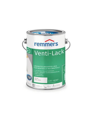 Venti-Lack 3in1 weiß (RAL 9016) 2.5 l - remmers