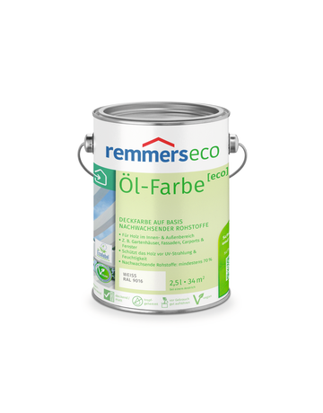 Öl-Farbe [eco] weiß (RAL 9016) 2.50 l - remmers