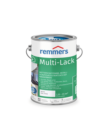 Multi-Lack 3in1 weiß (RAL 9016) 2.50 l - remmers