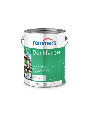 Bild Deckfarbe weiß (RAL 9016) 5 l - Remmers-0