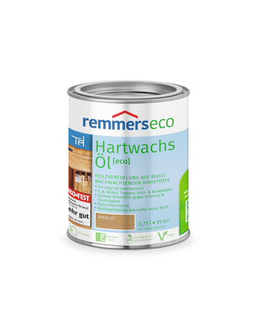 Hartwachs-Öl [eco] farblos 0.75 l - remmers