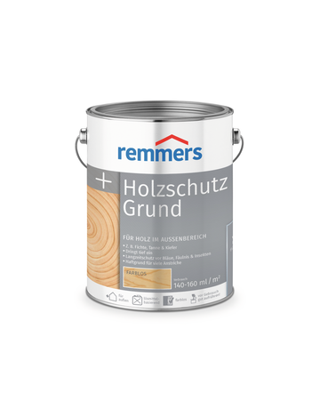 Holzschutz-Grund farblos 5.0 l - remmers