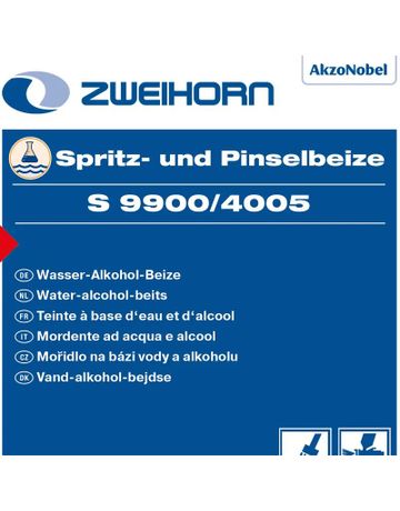 Akzo Spritz-und Pinselbeize Eiche S 9900/EI 4005 1 ltr - Zweihorn