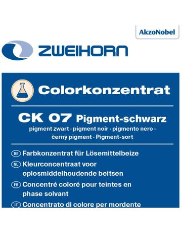 Akzo Color-Konzentrat Pigment-schwarz CK 07 0,5 ltr - Zweihorn