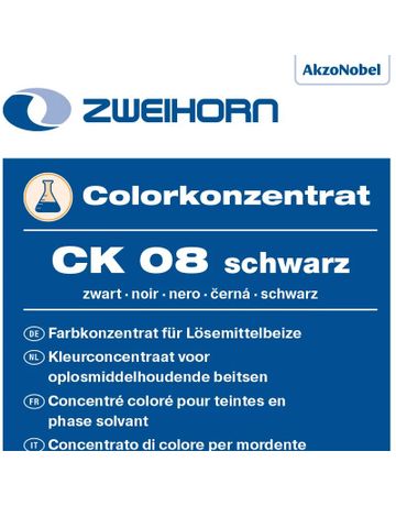 Akzo Color-Konzentrat schwarz CK 08 0,5 ltr - Zweihorn