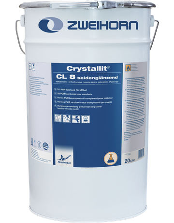 Akzo Crystallit Hartlack CL 8 25 l seidenglänzend