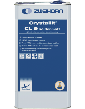 Akzo Crystallit Hartlack CL 9 5 l seidenmatt