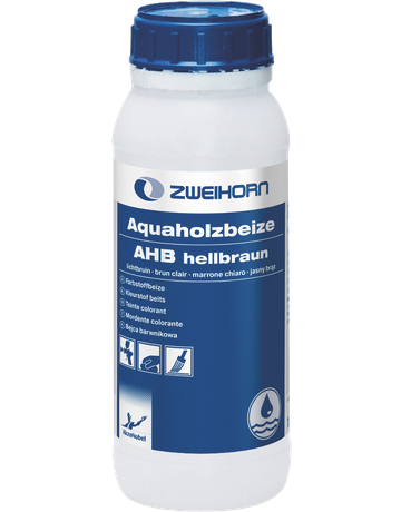 Akzo Aqua-Holzbeize hellbraun AHB hellbraun 1000 ml