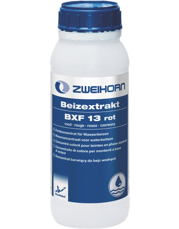 Akzo Beizextrakt wasserlöslich rot BXF 13 0,5 ltr - Zweihorn