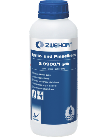 Akzo Spritz-und Pinselbeize gelb S 9900/1 1 ltr - Zweihorn