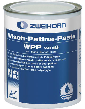 Akzo Wisch-Patina-Paste 1 kg WPP/schwarz - Zweihorn