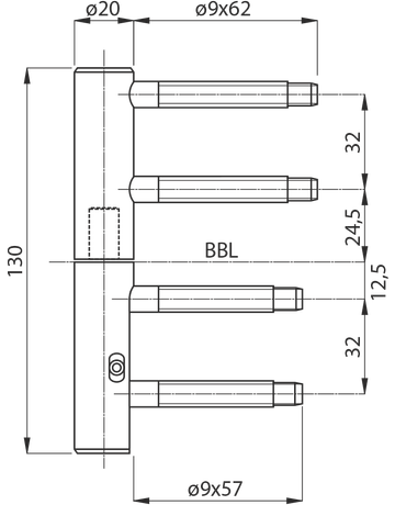 Bild Triplex-Band 20 MM passiviert Rahmen TR220SM-RA-WV-G-1