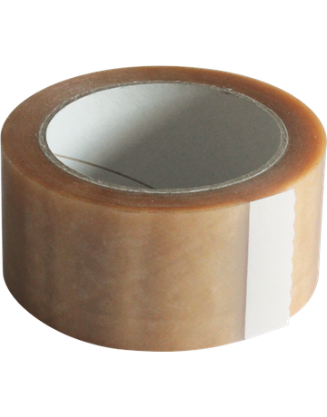 Packband PVC transparent 50 mm ( Rolle 66 m ) Naturkautschuk