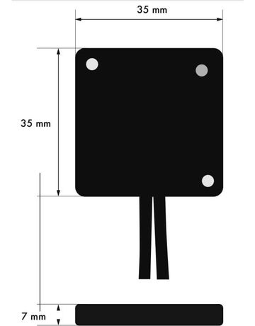 Bild Kapazitiver Anbauschalter schwarz - max. 36 W - Topform-1