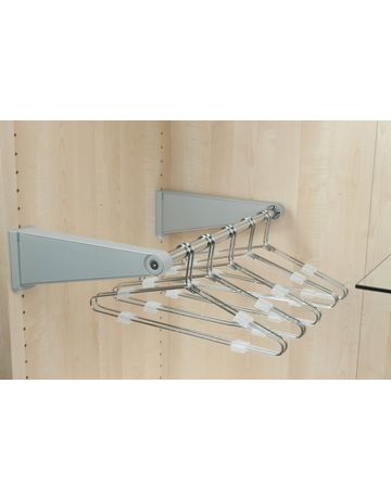 Kleiderstange alufarben ausziehbar 50-75 cm - Topform