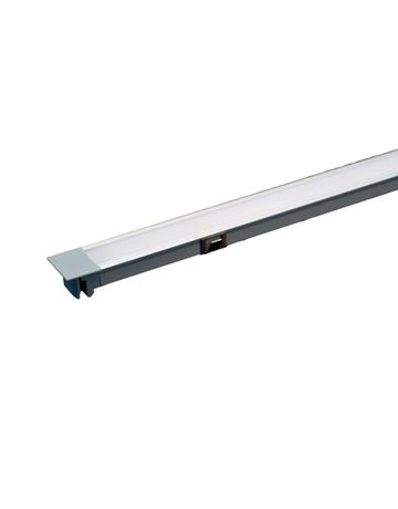 LED Linearprofil Einbauleuchte L=2000mm, 20x10 mm, alu-elox, WT, R81 - Topform