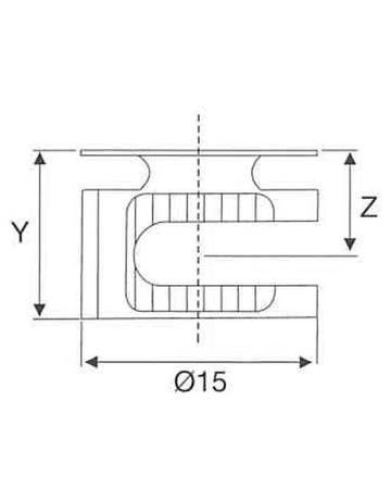 Bild Modulfix Exzenter N 15/19 SW4/PZ2 vernickelt - Topform-2