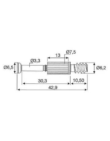 Bild Modulfix Bolzen Runner 5/34mm Kreuzschlitz verzinkt-2