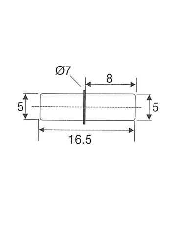 Bild Bodenträger (Duplo) mit Bund 5/5 x 16,5 mm verzinkt - Topform-1