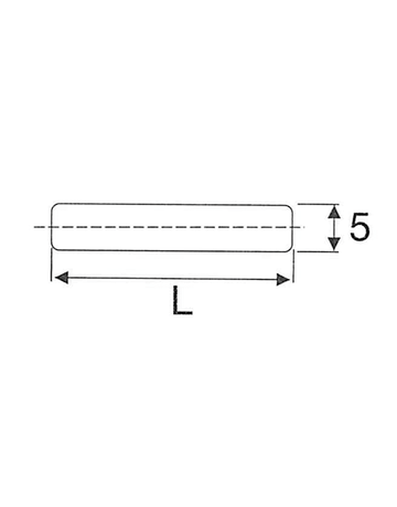 Bild Einsteckbodenträger ohne Rand Ø 5 x 24mm Stahl verzinkt - Topform-1