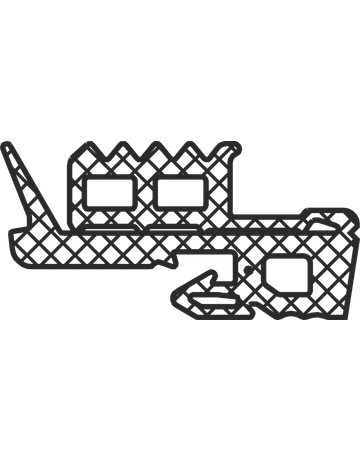 Bug Verglasungsdichtung innen W EPDM VE 50