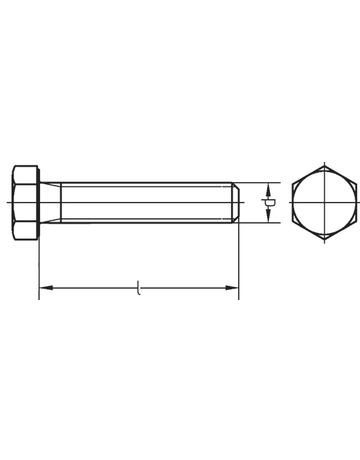 Bild Stellschraube DIN 933-8.8 verzinkt M 10 x 60-1