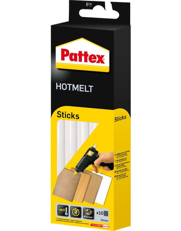 Pattex Klebestift transparent 200 mm Paket mit 10 Stück PTK 6