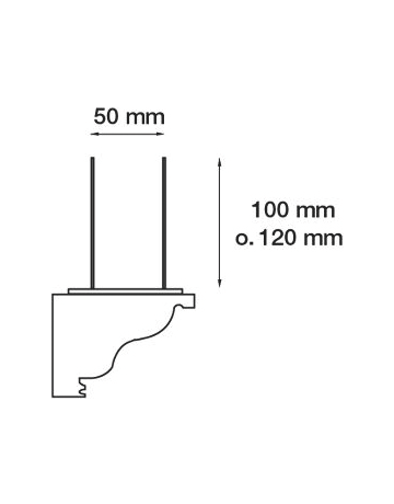 Bild TAUBENABWEHR E2 120 MM HOCH SCHUTZBREITE 6-10 CM L=33 CM-1