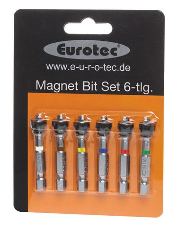 Magnet-Bit-Set 50 mm 6-teilig TX 10/15/20/25/30/40