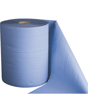 Putzpapier blau 3-lagig B=36 cm 1000 Abrisse