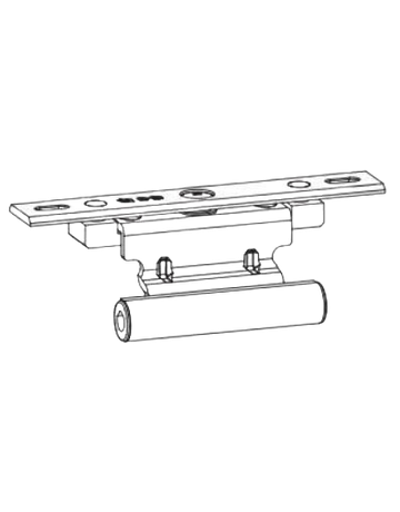 GU Kippflügelband UNI-JET M6 o.Nut NL Ü=18mm